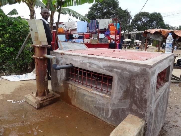 Groundwater iron removal treatment unit